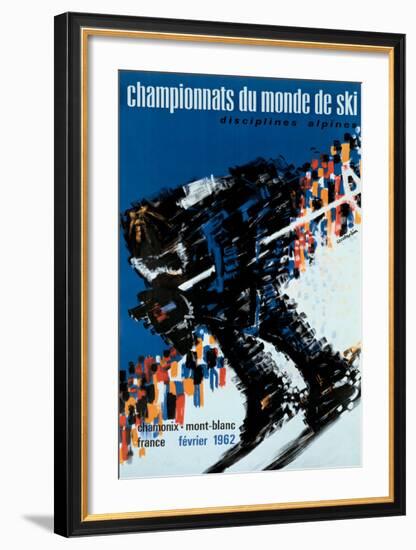 Chamonix World Championships-Constantin-Framed Giclee Print