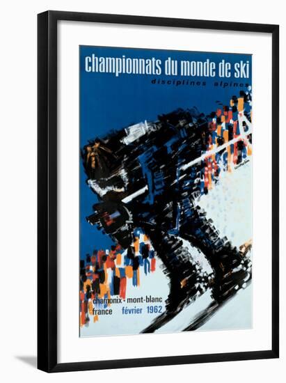 Chamonix World Championships-Constantin-Framed Giclee Print