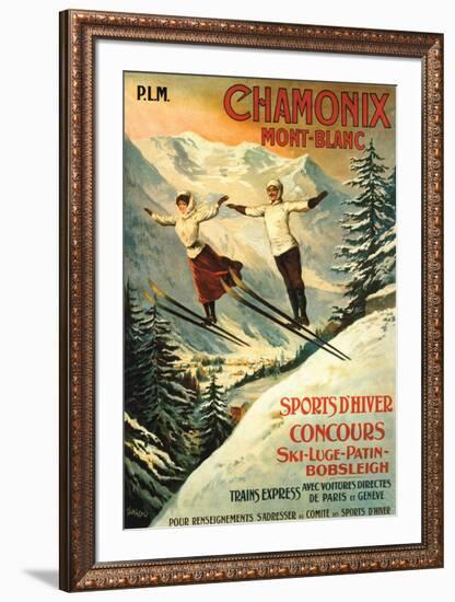 Chamonix-Francisco Tamagno-Framed Art Print