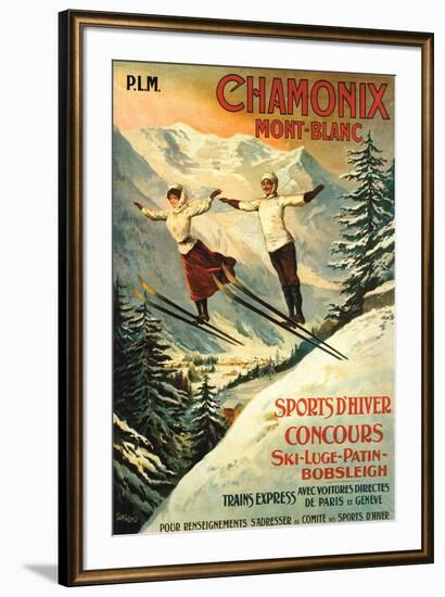 Chamonix-Francisco Tamagno-Framed Art Print