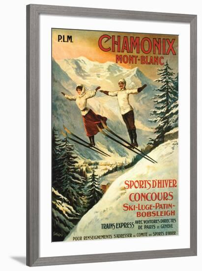 Chamonix-Francisco Tamagno-Framed Art Print