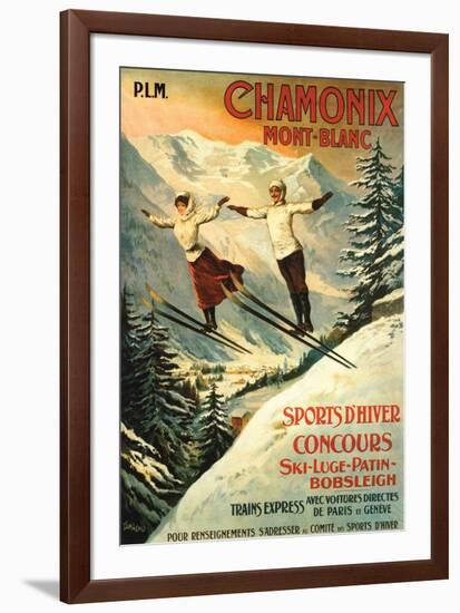 Chamonix-Francisco Tamagno-Framed Art Print