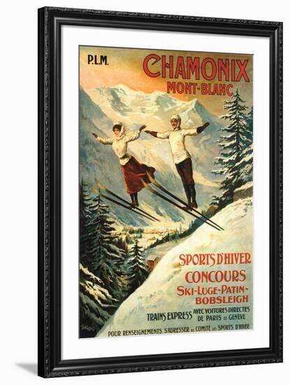 Chamonix-Francisco Tamagno-Framed Art Print