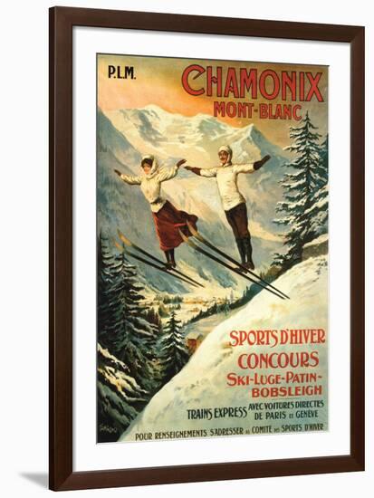 Chamonix-Francisco Tamagno-Framed Art Print