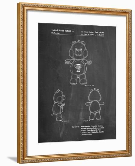 Champ Care Bear-Cole Borders-Framed Art Print