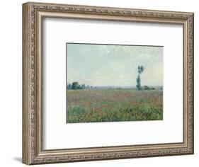 Champ de coquelicots, 1881-Claude Monet-Framed Giclee Print