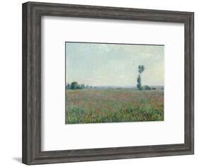 Champ de coquelicots, 1881-Claude Monet-Framed Giclee Print
