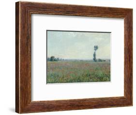 Champ de coquelicots, 1881-Claude Monet-Framed Giclee Print