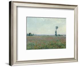 Champ de coquelicots, 1881-Claude Monet-Framed Giclee Print