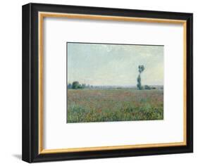 Champ de coquelicots, 1881-Claude Monet-Framed Giclee Print