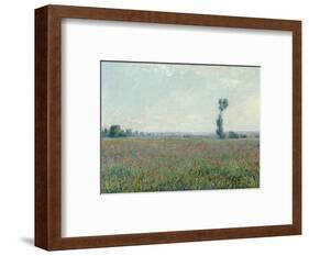 Champ de coquelicots, 1881-Claude Monet-Framed Giclee Print