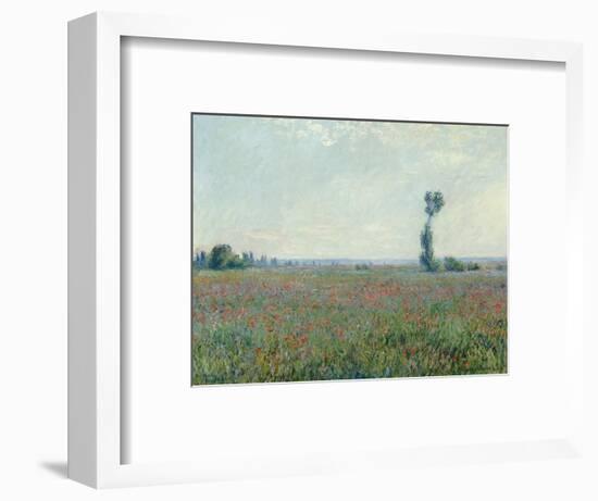 Champ de coquelicots, 1881-Claude Monet-Framed Giclee Print