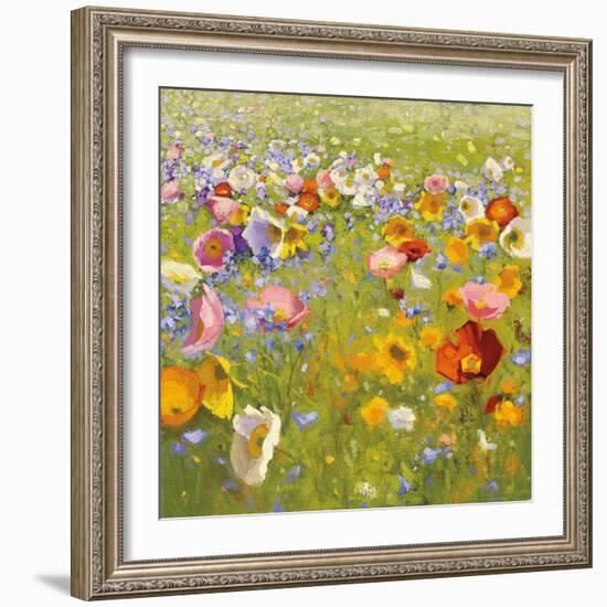 Champ de Fleur I-Shirley Novak-Framed Art Print