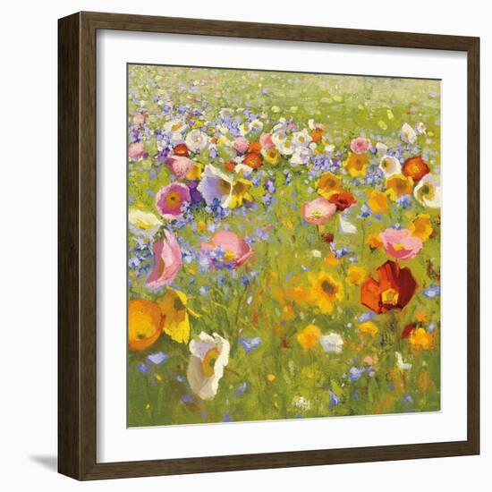 Champ de Fleur I-Shirley Novak-Framed Art Print