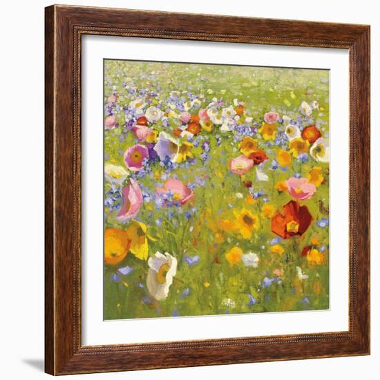 Champ de Fleur I-Shirley Novak-Framed Art Print