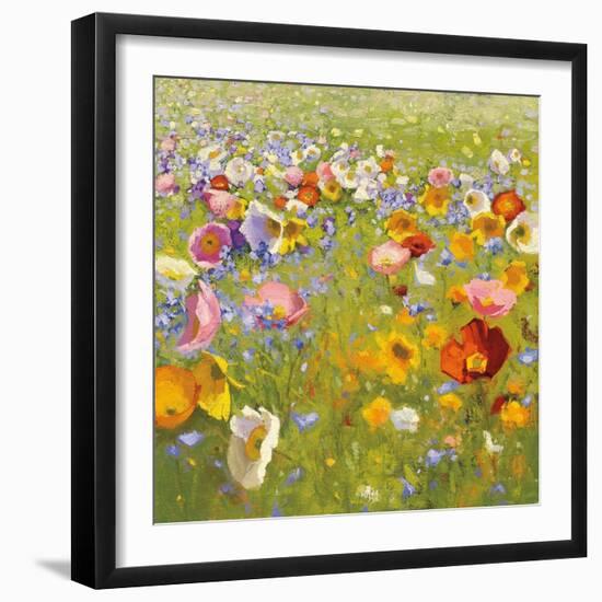 Champ de Fleur I-Shirley Novak-Framed Art Print