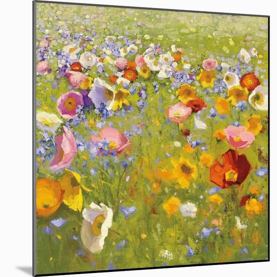 Champ de Fleur I-Shirley Novak-Mounted Art Print