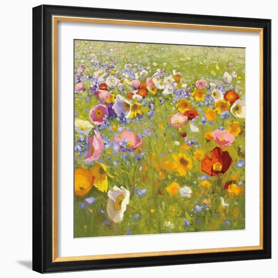 Champ de Fleur I-Shirley Novak-Framed Art Print