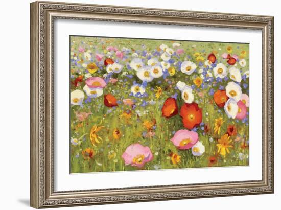 Champ de Fleur III-Shirley Novak-Framed Art Print