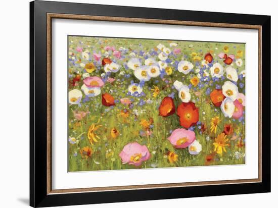 Champ de Fleur III-Shirley Novak-Framed Art Print