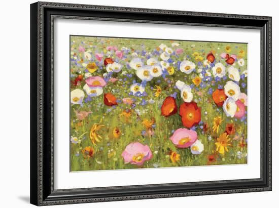 Champ de Fleur III-Shirley Novak-Framed Art Print