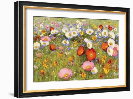 Champ de Fleur III-Shirley Novak-Framed Art Print
