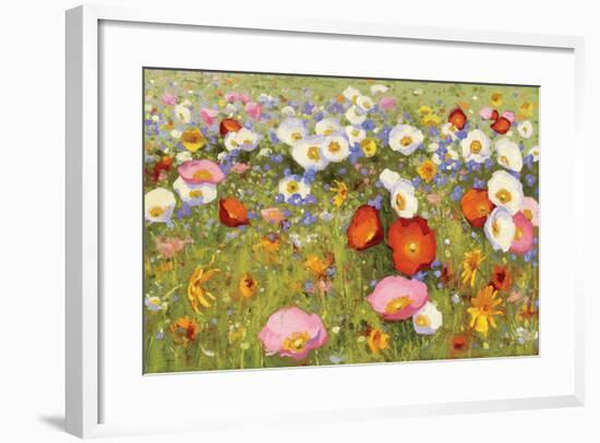 Champ de Fleur III-Shirley Novak-Framed Art Print