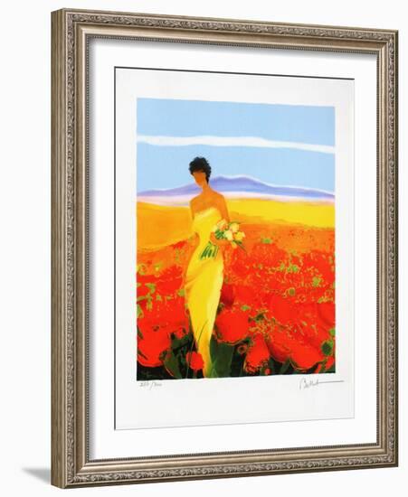 Champ De Fleurs-Emile Bellet-Framed Limited Edition