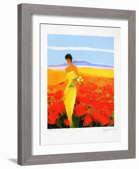 Champ De Fleurs-Emile Bellet-Framed Limited Edition