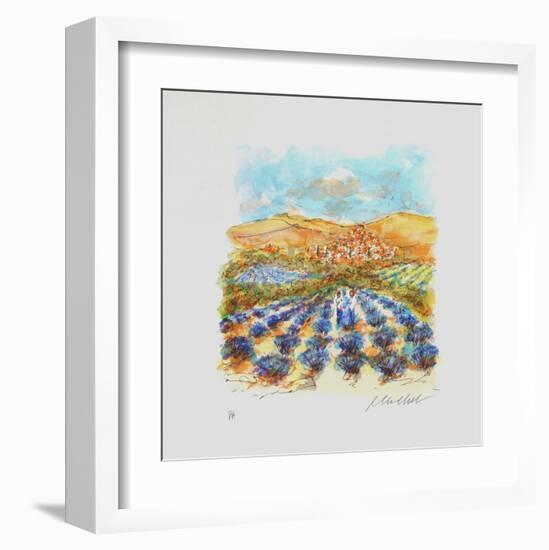 Champ De Lavande Dans Le Midi-Urbain Huchet-Framed Collectable Print