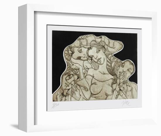 Champ double vue-Jean Pierre Ceytaire-Framed Limited Edition