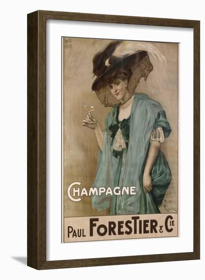 Champagne, 19th Century-Nicolas-Toussaint Charlet-Framed Giclee Print
