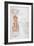 Champagne Advertisement on a Menu, 19th Century-null-Framed Giclee Print