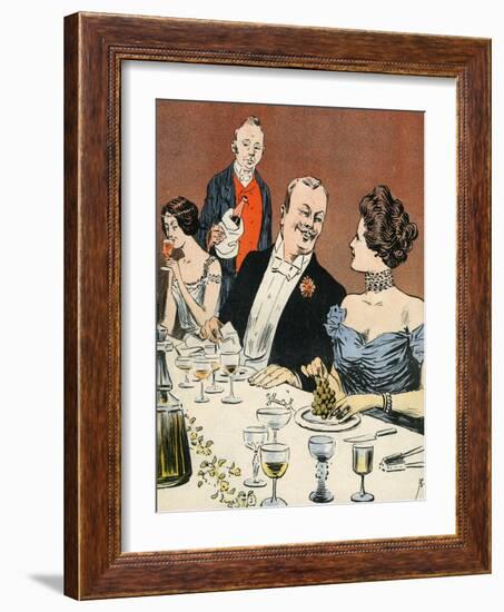 Champagne and Dessert-Axel Thiess-Framed Art Print