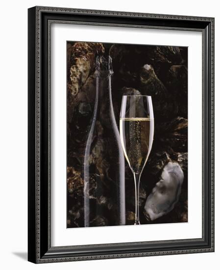 Champagne and Oysters-null-Framed Premium Photographic Print