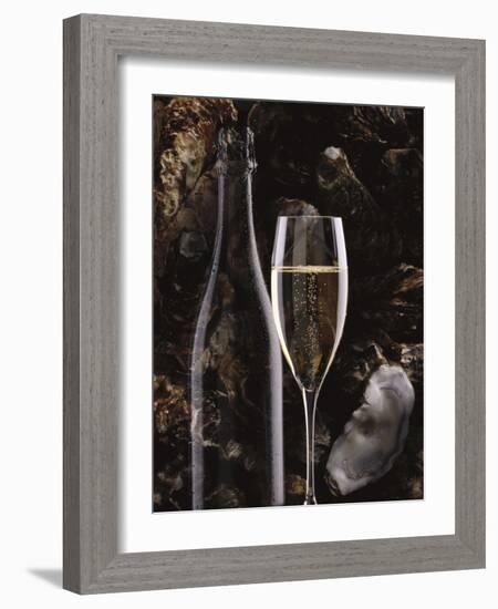 Champagne and Oysters-null-Framed Photographic Print