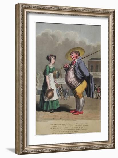 Champagne and Shampoo, 1820s-Theodore Lane-Framed Giclee Print