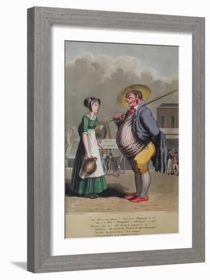 Champagne and Shampoo, 1820s-Theodore Lane-Framed Giclee Print