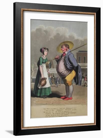 Champagne and Shampoo, 1820s-Theodore Lane-Framed Giclee Print