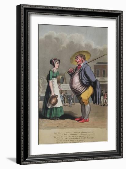 Champagne and Shampoo, 1820s-Theodore Lane-Framed Giclee Print