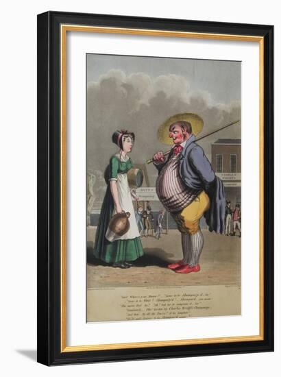 Champagne and Shampoo, 1820s-Theodore Lane-Framed Giclee Print