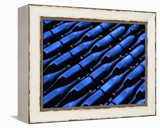 Champagne Bottles Waiting for Labels at Argyle Winery-Charles O'Rear-Framed Premier Image Canvas