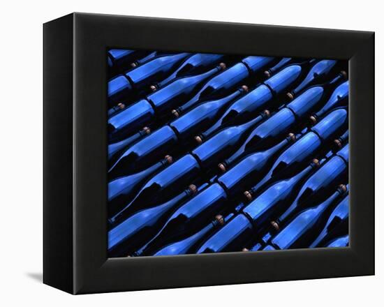 Champagne Bottles Waiting for Labels at Argyle Winery-Charles O'Rear-Framed Premier Image Canvas