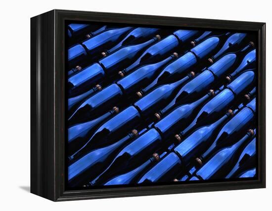 Champagne Bottles Waiting for Labels at Argyle Winery-Charles O'Rear-Framed Premier Image Canvas