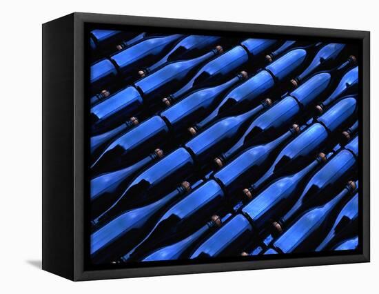 Champagne Bottles Waiting for Labels at Argyle Winery-Charles O'Rear-Framed Premier Image Canvas