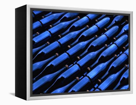 Champagne Bottles Waiting for Labels at Argyle Winery-Charles O'Rear-Framed Premier Image Canvas