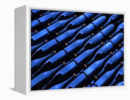 Champagne Bottles Waiting for Labels at Argyle Winery-Charles O'Rear-Framed Premier Image Canvas