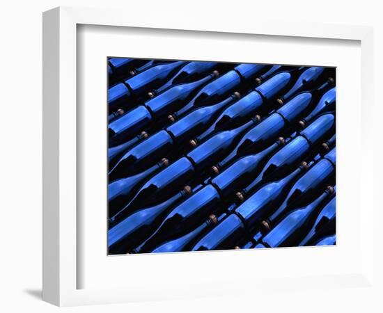 Champagne Bottles Waiting for Labels at Argyle Winery-Charles O'Rear-Framed Photographic Print