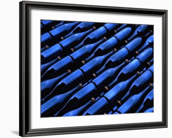 Champagne Bottles Waiting for Labels at Argyle Winery-Charles O'Rear-Framed Photographic Print