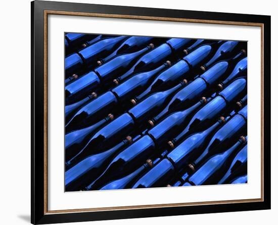 Champagne Bottles Waiting for Labels at Argyle Winery-Charles O'Rear-Framed Photographic Print